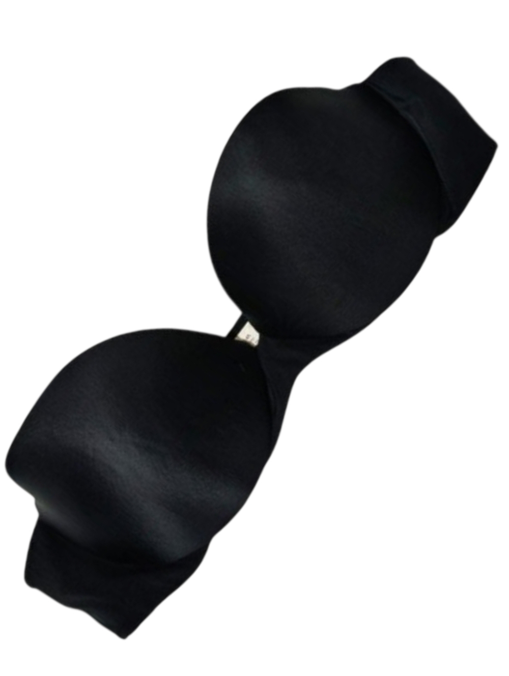 34B Maidenform Sweet Nothings Black Pushup Padded Bra Strapless Underwire